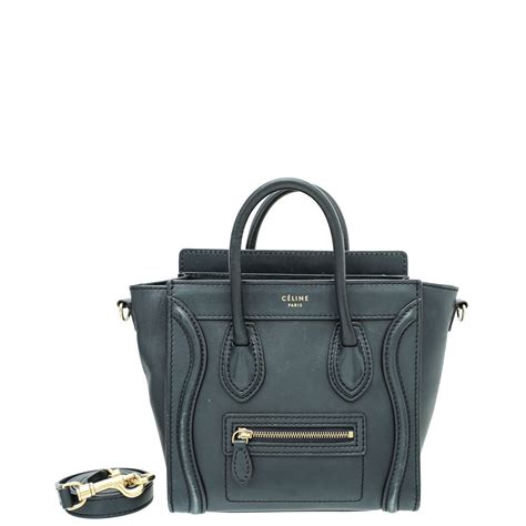 celine nano bag navy blue